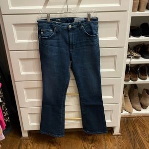 AG boot cut cropped jeans